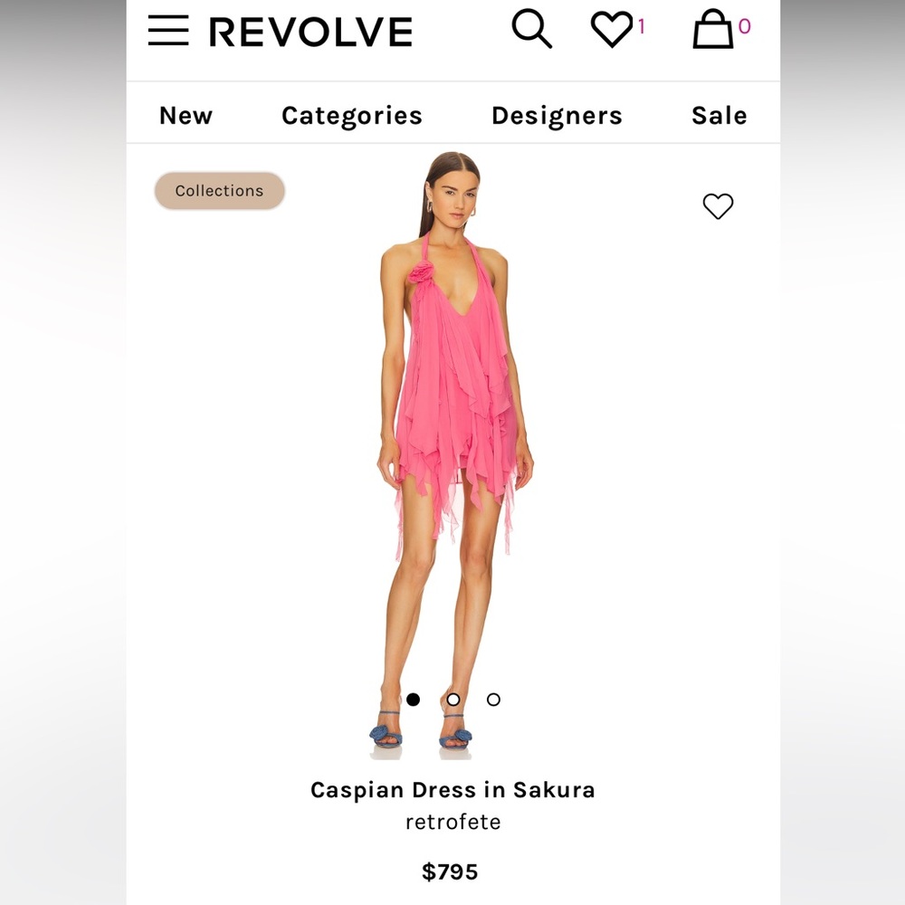 Retrofete Caspian Dress in Sakura
